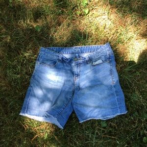 Loft Blue Jean Shorts
